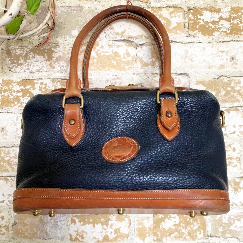 Vintage Navy Blue Dooney & Bourke Purse 80’s